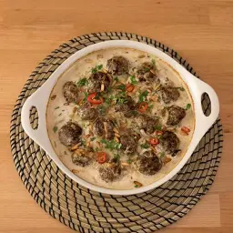 Kofta with Tahini